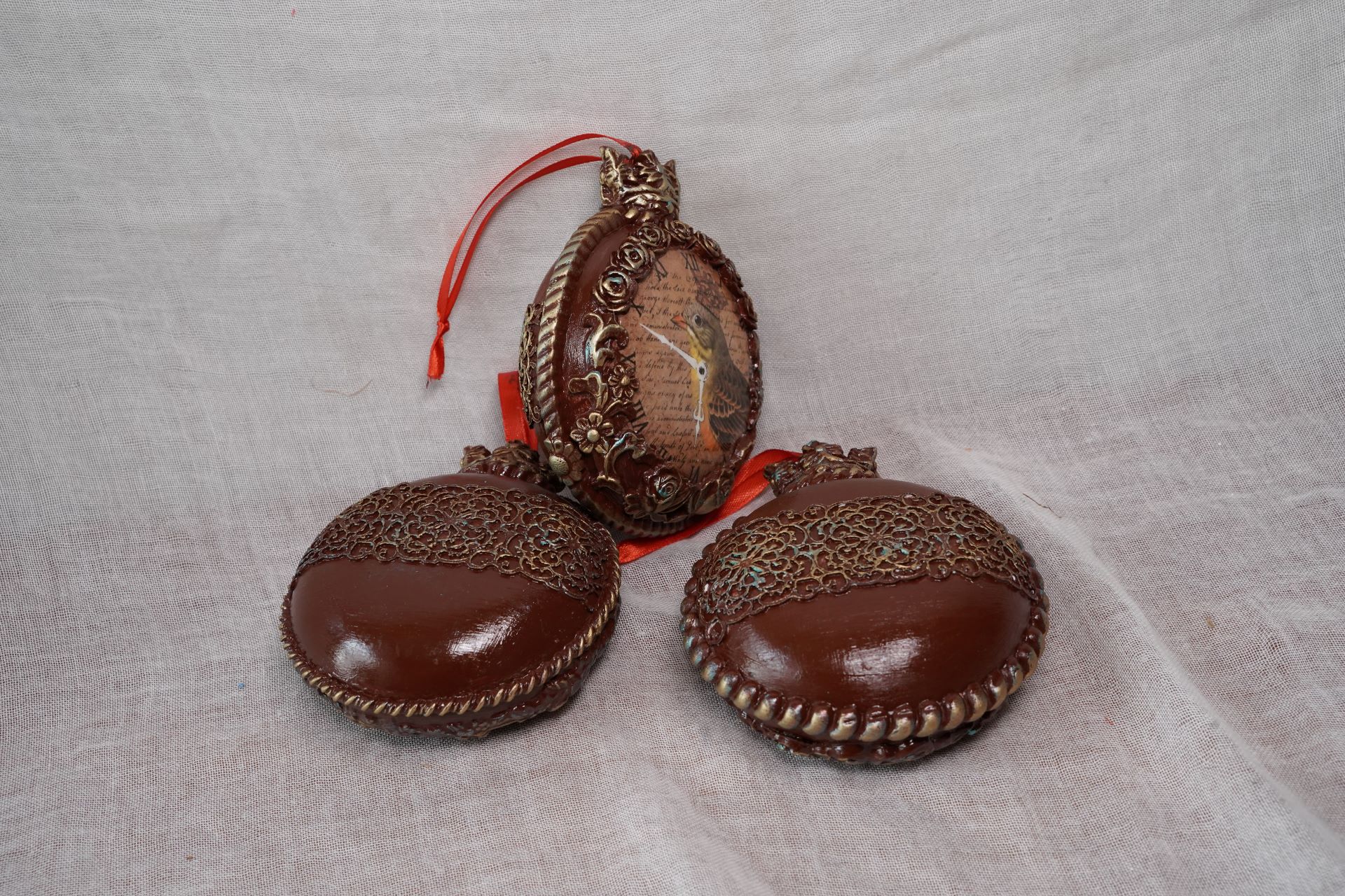 Bombki zegary - 3 sztuki - obrazek 2