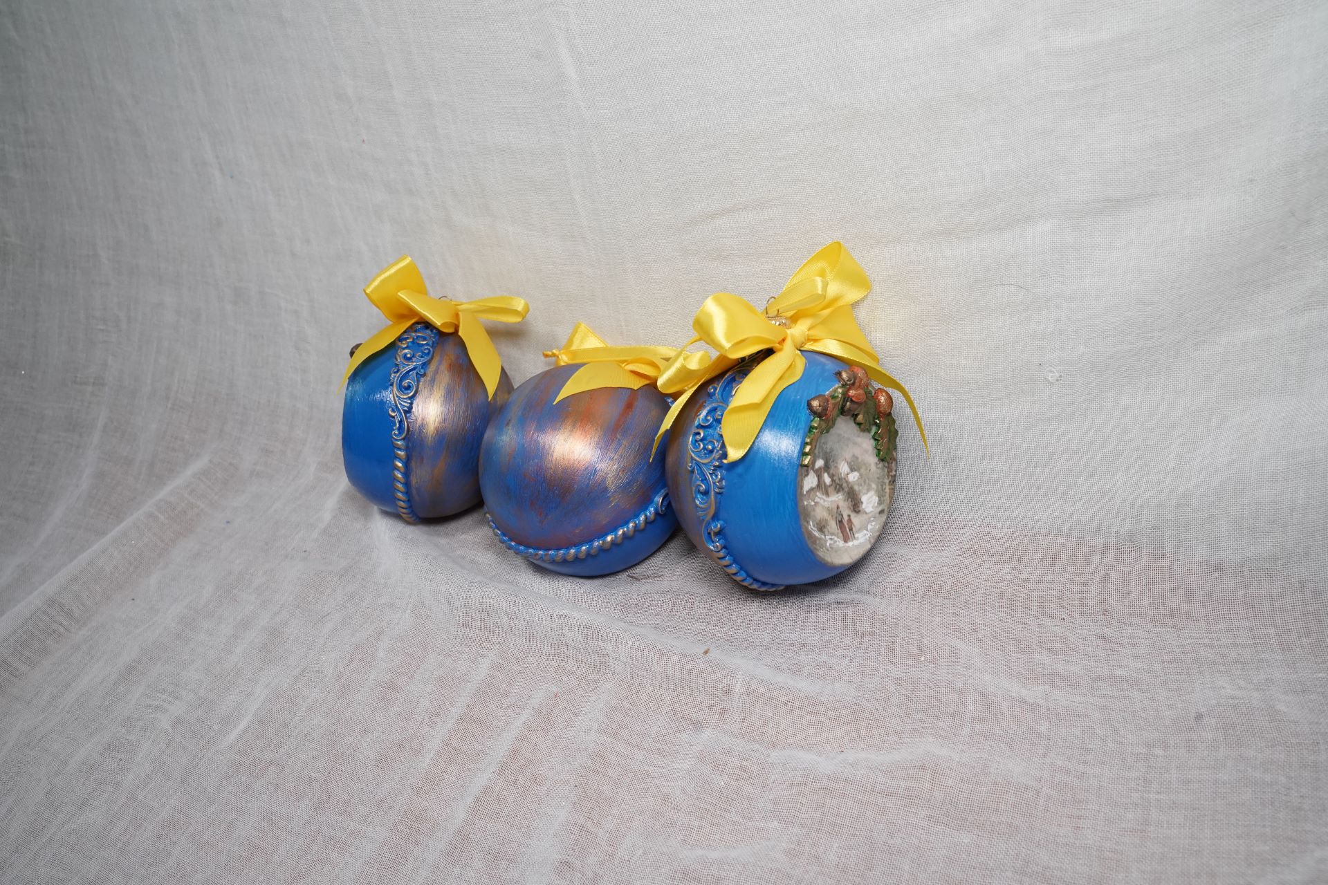 Bombki widoczki - 3 sztuki - obrazek 2